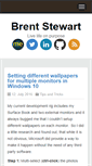 Mobile Screenshot of brentstewart.net